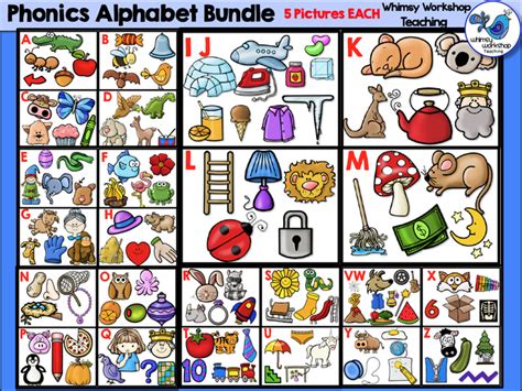 Phonics Alphabet Bundle Whimsy Workshop Teaching