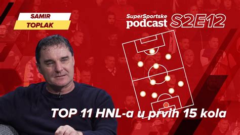 Toplak Top 11 HNL A U Prvih 15 Kola SuperSportske Podcast S2E12