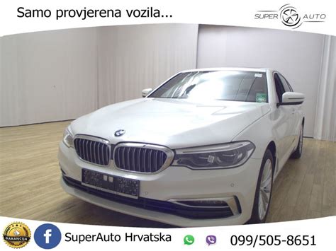 BMW 520d Luxury Line 190 KS KAM PANO GR SJED LED TEMP VIRT ASIST