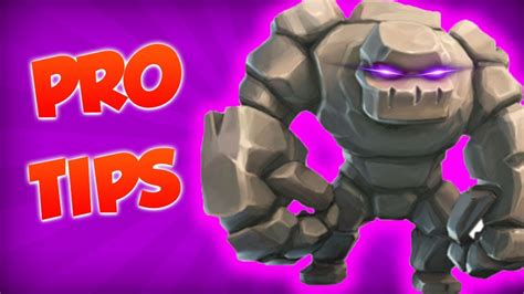 NEW!! GOLEM BEATDOWN Deck PRO TIPS!! - YouTube