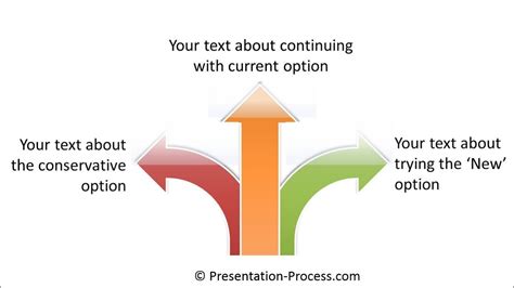 3 Way Shiny Arrows In Powerpoint Powerpoint Diagrams Series Youtube