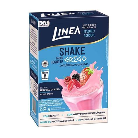 Shake Linea Iogurte Grego Frutas Vermelhas 330g Shake de Proteína