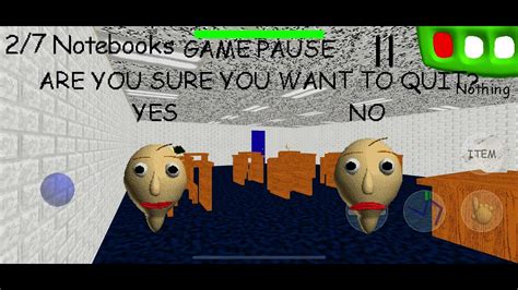 Playing Baldis Basics For The First Time Youtube