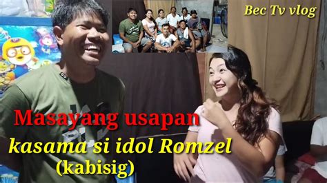 Masayang Usapan With Idol Kabisig Romzel Tv 1st Time Makasama Si Idol