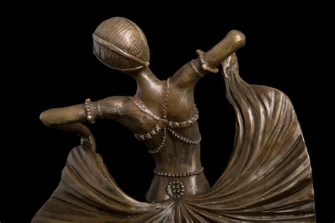 Brass Dancing Lady Sculpture For Table Decoration Crafts Buy High