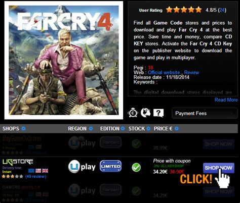 How to Buy Far Cry 4 CD Key with Allkeyshop.com