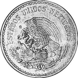 Mexican Silver Peso Benito Juarez Pattern Km Pn