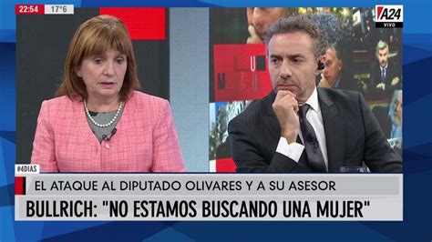 Patricia Bullrich Señaló Que El Ataque A Olivares Y Yadón Puede Ser De