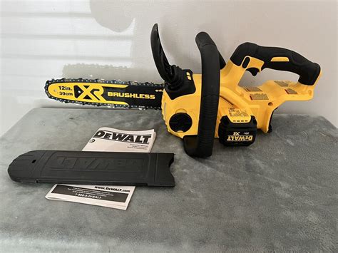 Dewalt Dccs620b 20v Max Xr Brushless 12 In Compact Chainsaw Tool Only 885911524056 Ebay