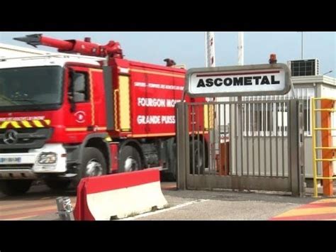 Incendie circonscrit à l acierie Ascométal de Fos sur Mer YouTube