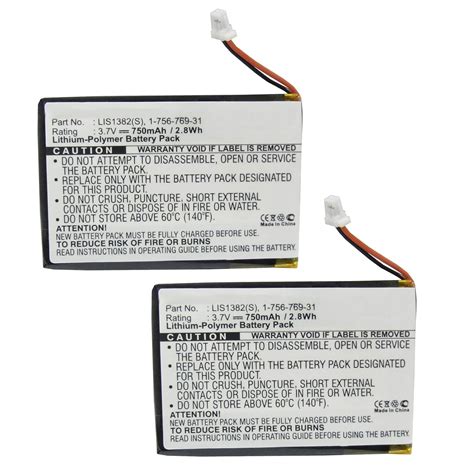 Amazon.com: 2pcs eBook Reader Li-Po Battery EBBK-PRB7 Replaces Cameron