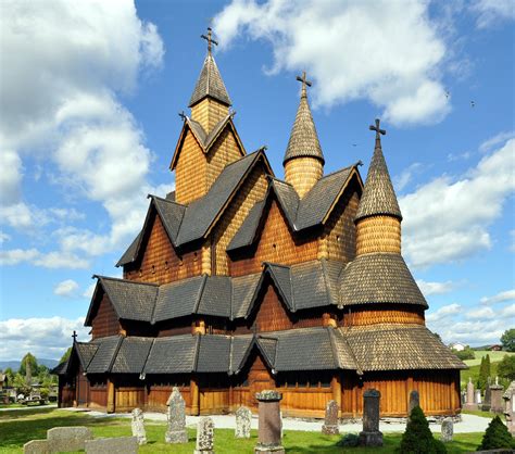 800 Year Old Stave Church Made Entirely From Wood Without A Single Nail