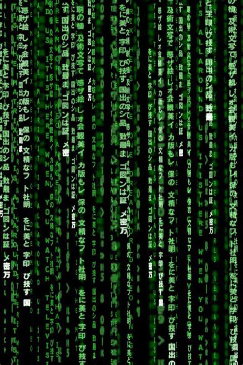 Matrix Letters 640x960 Wallpaper