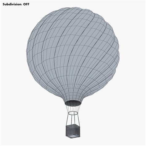 Hot Air Balloon V 3 3D Model By Zurel
