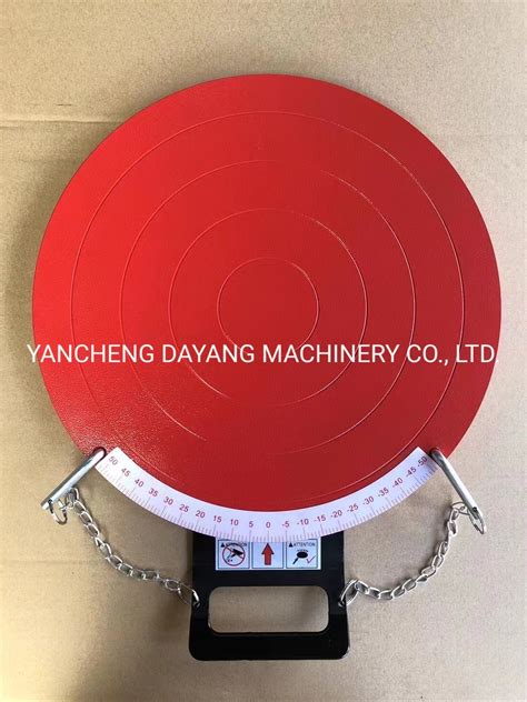 Iron Steel Wheel Alignment Turn Plates China Alignment Turn Plates