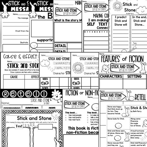 Stick And Stone Activities For Reading Megan Mitchell