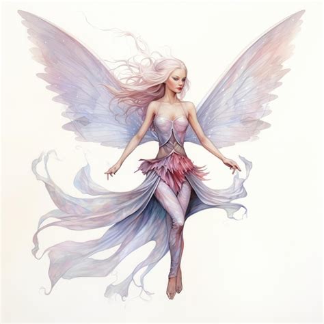 Premium Ai Image Fairy In Flight Anne Stokes And Larry Elmore039s