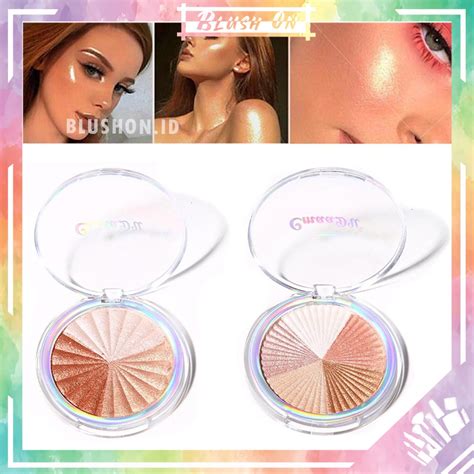 Jual Cmaadu Highlighter Glitter Shimmer Highlithter Pallete Face Powder