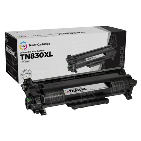 Compatible Brother TN830XL High Yield Black Toner 3k InkCartridges