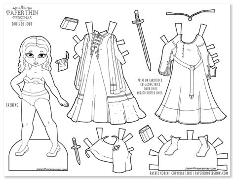 Ddj A Medieval Inspired Set Of Fantasy Gowns • Paper Thin Personas