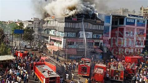 Surat Fire 22 Killed In Coaching Centre Blaze Horrific Visuals Show