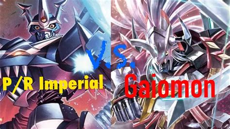 Digimon TCG P R Imperialdramon VS Gaiomon EX 03 YouTube