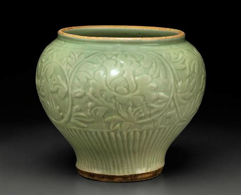 A Large Longquan Celadon Jar Yuan Early Ming Dynasty Th Century