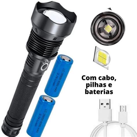 Lanterna T Tica Militar P Led B Max Lanterna Magazine Luiza