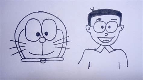 How To Draw Doraemon And Nobita Step By Step For Beginners Easy Dora