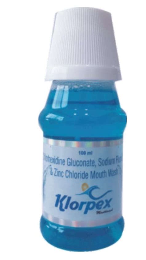 Klorpex Mouthwash 100 Ml Fancy Bottle Uses Side Effect Price