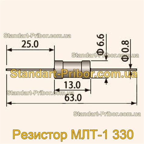 Резистор МЛТ-1 330. Низкие цены. На складе в наличии.