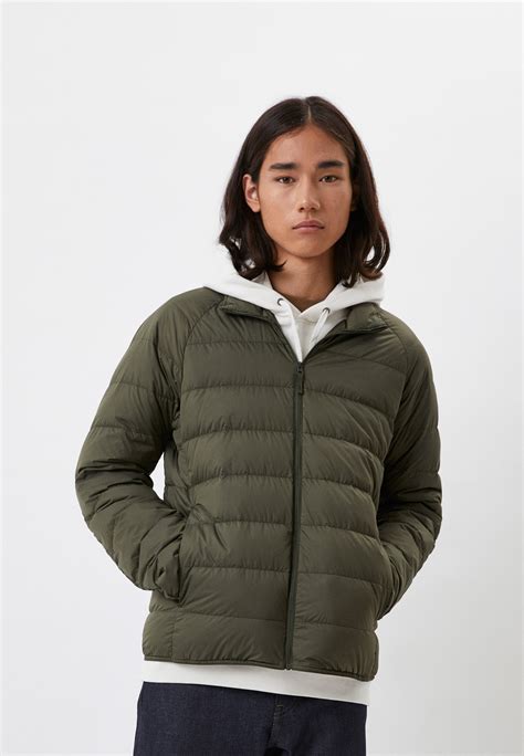 Пуховик UNIQLO ультралегкий, 3D-крой, цвет: хаки, RTLABW770401 — купить ...