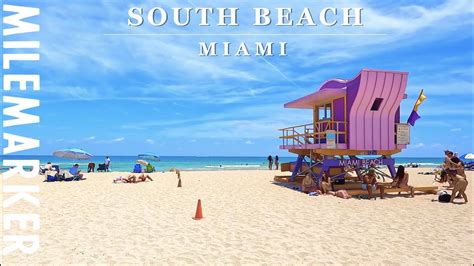 South Beach Scenic Walk Miami Beach Florida 4k Walking Tour With