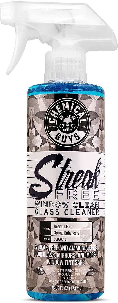 Chemical Guys CLD30016 Streak Free Glass Window Cleaner Works On