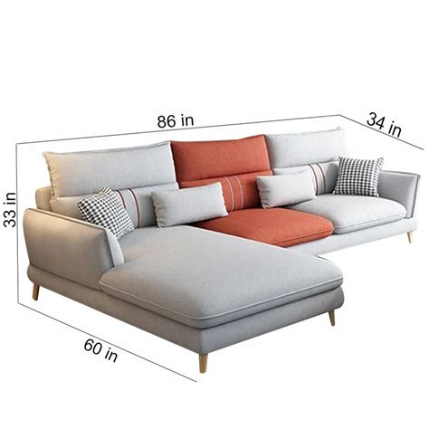 4 Seater Wooden Corner L Shape Sofa Set With Lounger At Rs 26000 Set