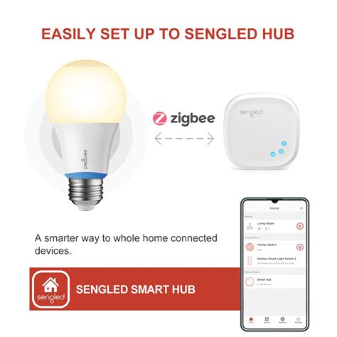 Snapklik Sengled Zigbee Smart Bulb Smart Hub Required Works