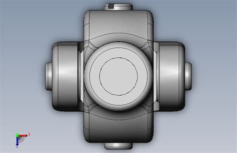 万向节总成 Solidworks 2018 模型图纸下载 懒石网