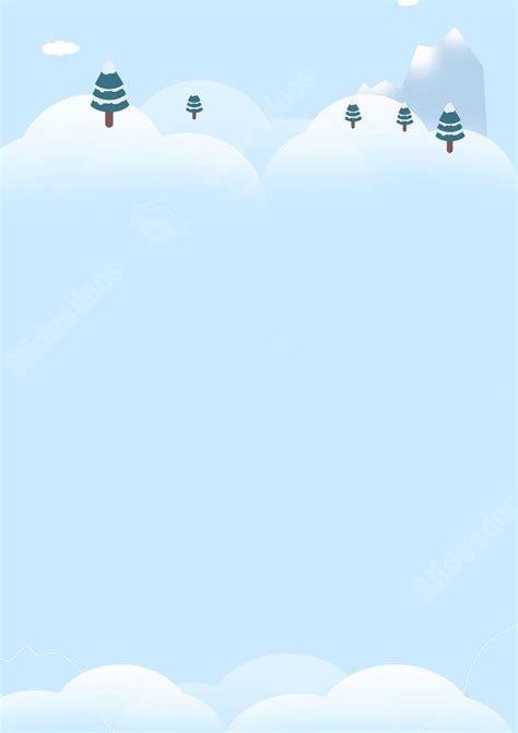 Winter Wonderland A Creative Blue Ice And Snow Experience Page Border ...