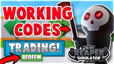 ALL NEW OP CODES X2 STATS UPDATE Roblox Reaper Simulator 2 YouTube