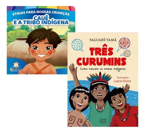 Kit De Livros Infantil Descobrindo Nossas Raízes Povos Indígenas E As