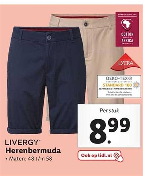 Livergy Herenbermuda Aanbieding Bij Lidl Folders Nl