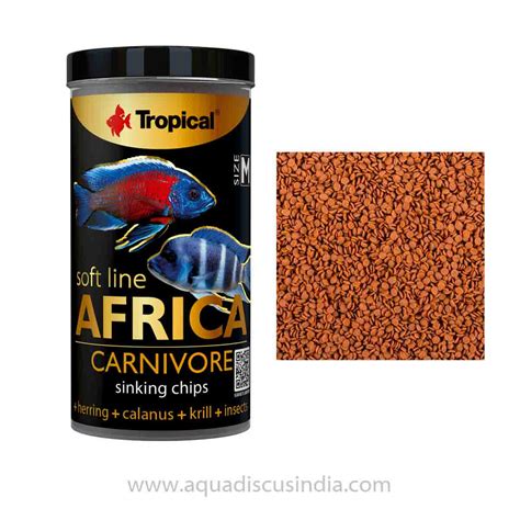 Tropical Soft Line Africa Carnivore M (Sinking Chips for fish size > 12 ...