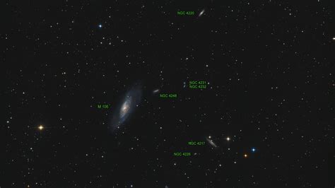 M 106 (Objekte) - Spektrum der Wissenschaft