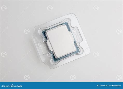 Latest Generation Core Processor in Protect Cover Stock Image - Image of server, microprocessor ...