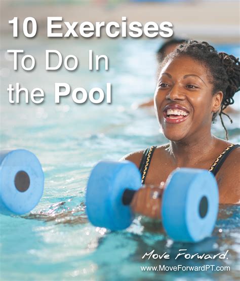 Health Tips 10 Exercises To Do In The Pool Exercise Pool Workout