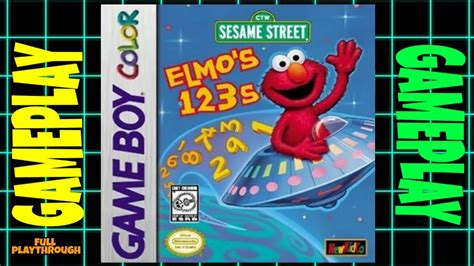 Sesame Street Elmos 123s Gbc Full Playthrough Youtube