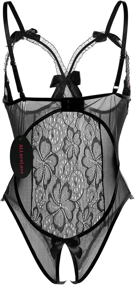 Amazon Lingerie For Women Sexy One Piece Teddy Lingerie Bodysuit Lace Nightie Clothing