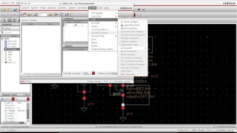 Cadence How To Use Ade L Plot Vtc Of Inverter Using Dc Analysis In