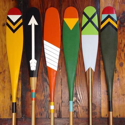 thefullerview painted oars painted oars paddles painted paddles
