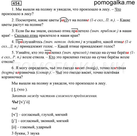 Упражнение 454 - ГДЗ по русскому языку 6 класс Ладыженская, Баранов